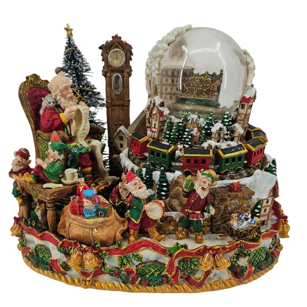 Grandeur Noel Musical Waterglobe Collectors Edition 2002 #15571 NOT WORKING READ